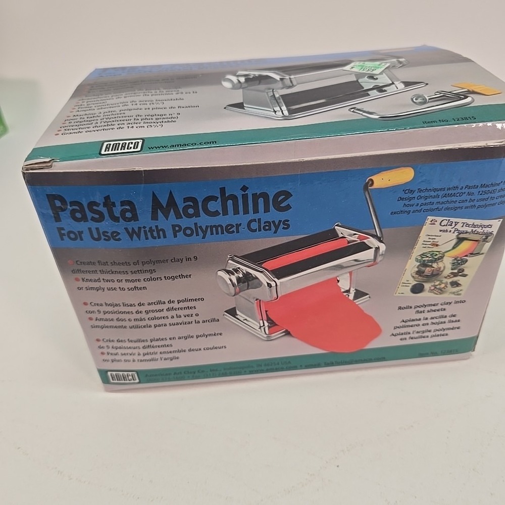 Amaco Pasta Machine for Polymer Clays and Soft Metal Sheets 12381S